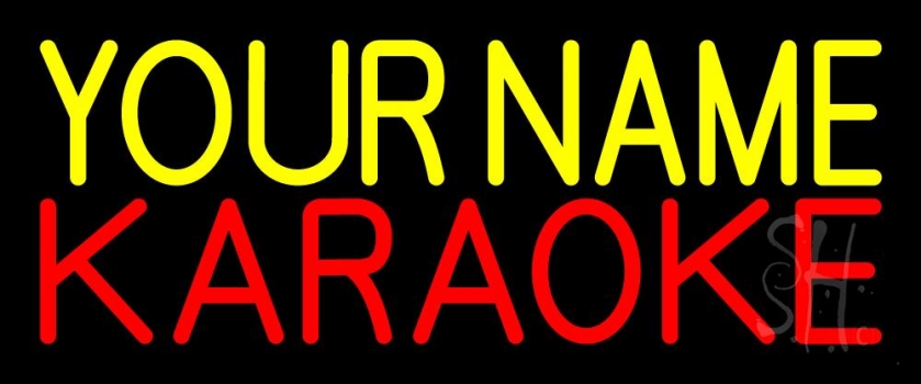 Custom Red Karaoke Neon Sign