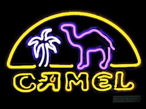 Camel Logo Neon Sign