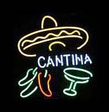 Cantina Logo Neon Sign