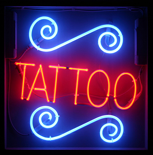 Design Red Tattoo Neon Sign