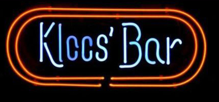 Kloos Bar Logo Neon Sign