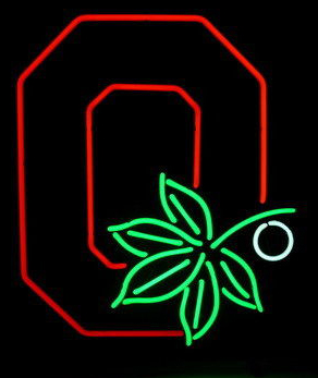 New Retro Ohio State Buckeyes Logo Neon Sign