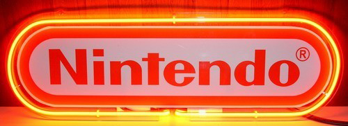 Nintendo Red Logo Neon Sign