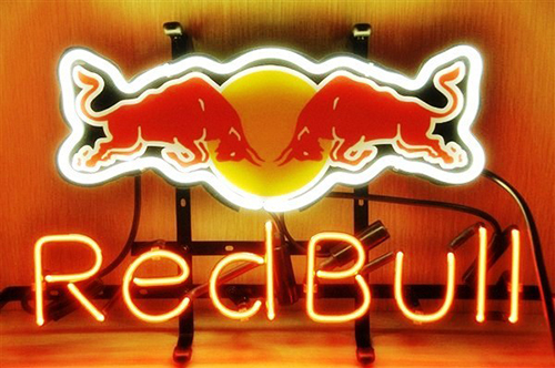Redbull Energy Drink Logo Neon Sign