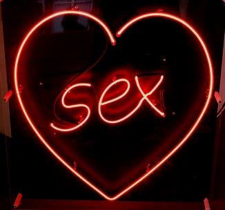 Sex With Heart Neon Sign