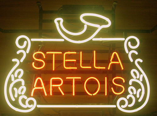 Stella Artois Belgian Lager Logo Neon Sign