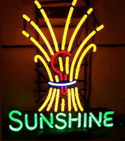 Sunshine Logo Neon Sign