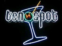 Ten Spot Martini Glass Neon Sign