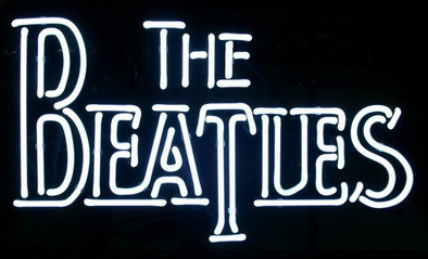 The Beatles Fab Four Logo Neon Sign
