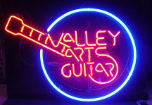 Valley Art Guitar Neon Sign
