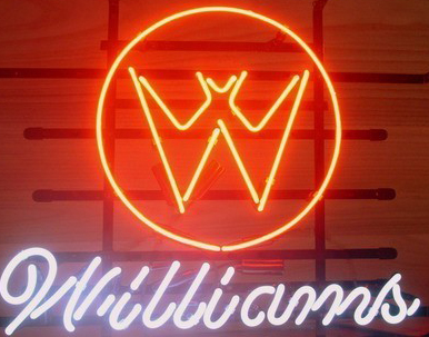 Williams Logo Neon Sign