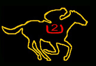 Yellow Race Horse Neon Sign