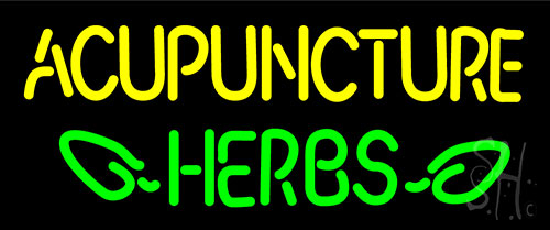 Acupuncture Herbs Neon Sign