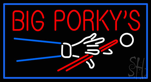 Big Porkys Neon Sign