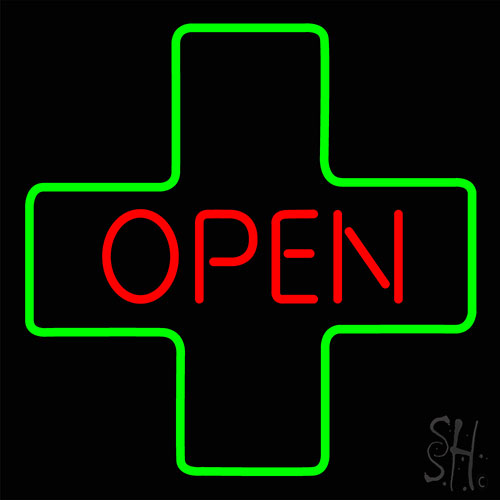 Open Neon Sign