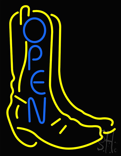 Open Neon Sign