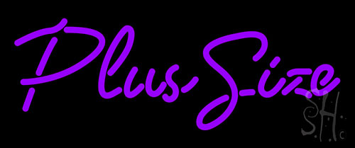 Plus Size Neon Sign