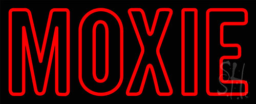 Red Moxie Neon Sign