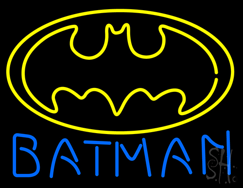Batman Logo Neon Sign