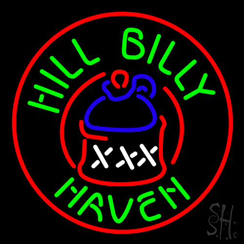 Hill Billy Haven Neon Sign