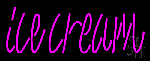 Ice Cream Neon Sign