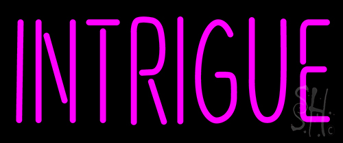 Intrigue Neon Sign