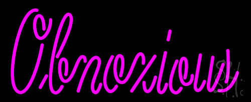 Obnoxiows Neon Sign