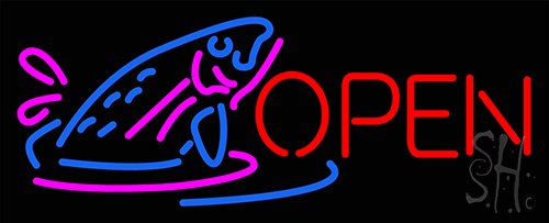 Open Neon Sign