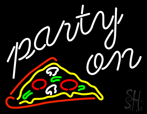 Party On Neon Sign