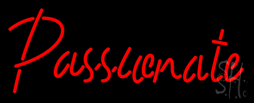 Passionate Neon Sign