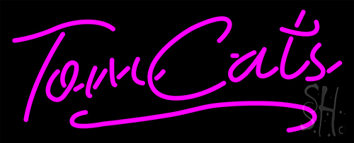 Pink Tom Cats Neon Sign