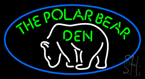 The Polar Bear Den Neon Sign