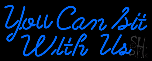 You Can Bit With Us Neon Sign