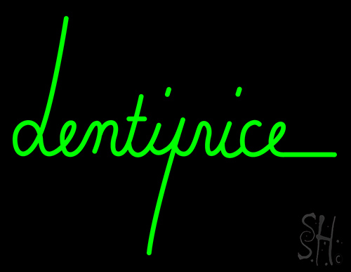 Dentifrice Neon Sign