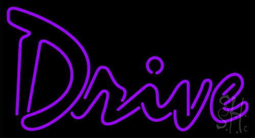 Drive Neon Sign