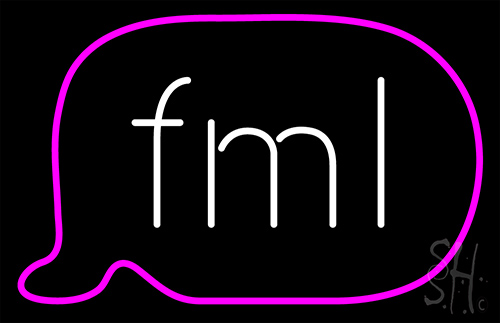 Fml Neon Sign