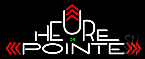 Heure De Pointe Neon Sign