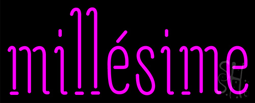 Millesime Neon Sign