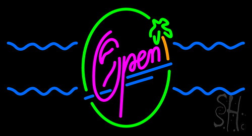 Open Neon Sign