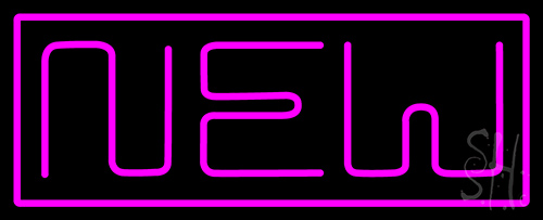 Pink New Border Neon Sign