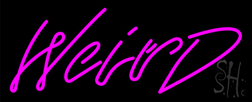 Weird Neon Sign