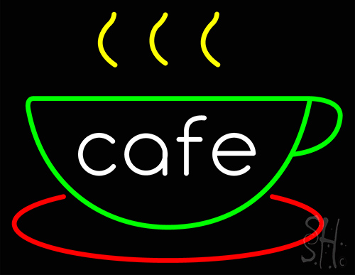 Cafe Cup Neon Sign