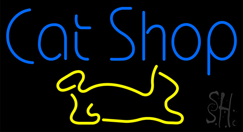 Cat Shop Neon Sign