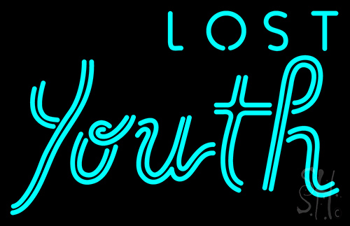 Lost Youth Neon Sign