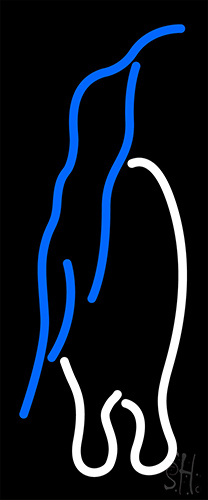 Penguin Neon Sign