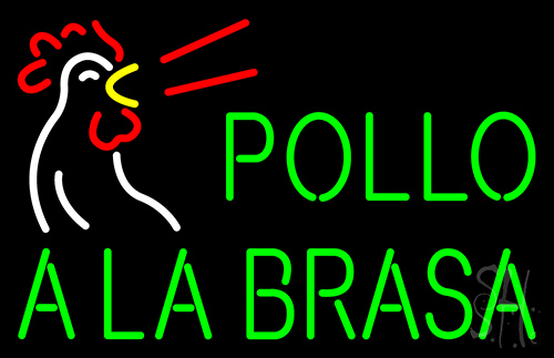 Pollo Ala Brasa Neon Sign