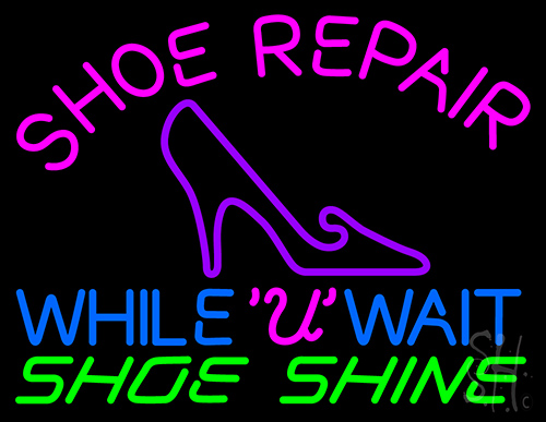 Shoe Repair Neon Sign