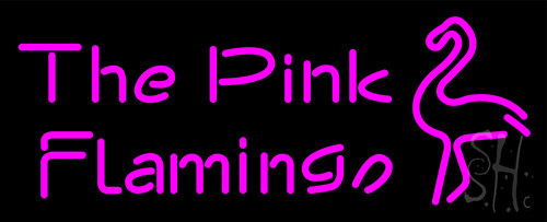 The Pink Flamingo Neon Sign