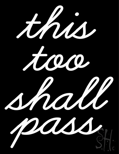 This Too Shall Pass Neon Sign
