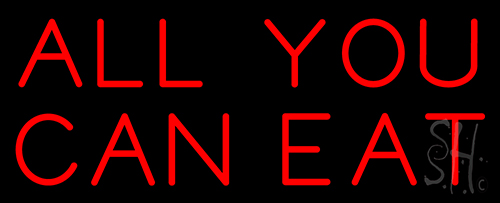 All You Can Eat Neon Sign